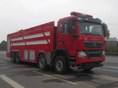 24噸豪沃泡沫消防車(單排) (國六)